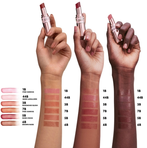 YSL Candy Glow Sheer Shine Color & Care Lip Balm: Pink Sunrise (1B), .04oz, NIB - Picture 3 of 8